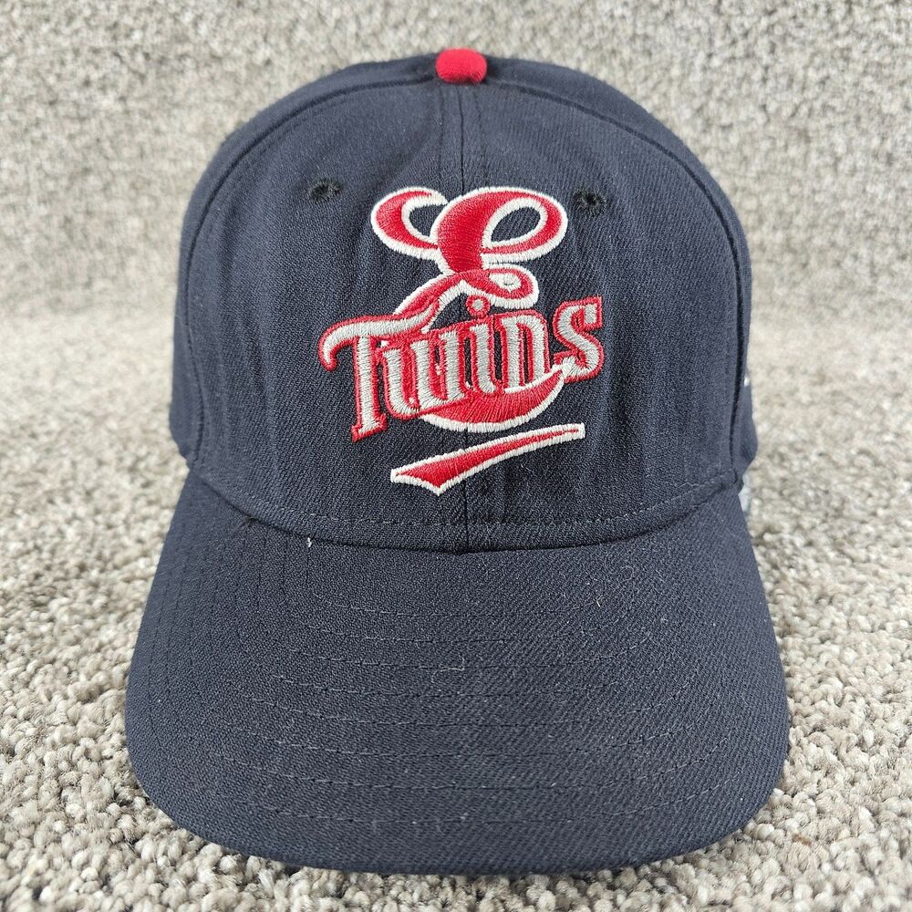 Vintage Elizabethton Twins Hat Cap Snapback Wool New Era USA MiLB River Riders